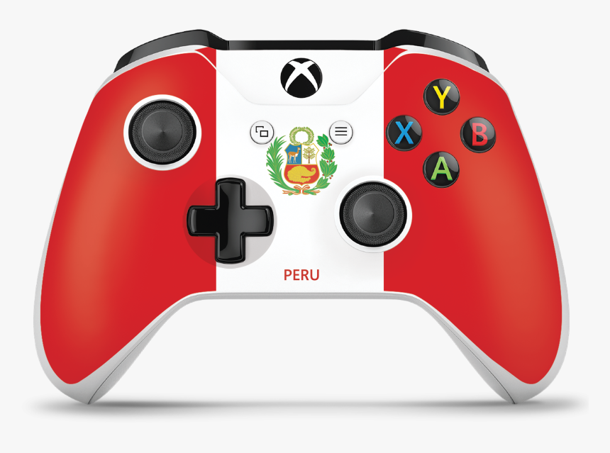 Xbox One Peru Flag Controller Skin - Mexican Flag Xbox Controller, HD Png Download, Free Download