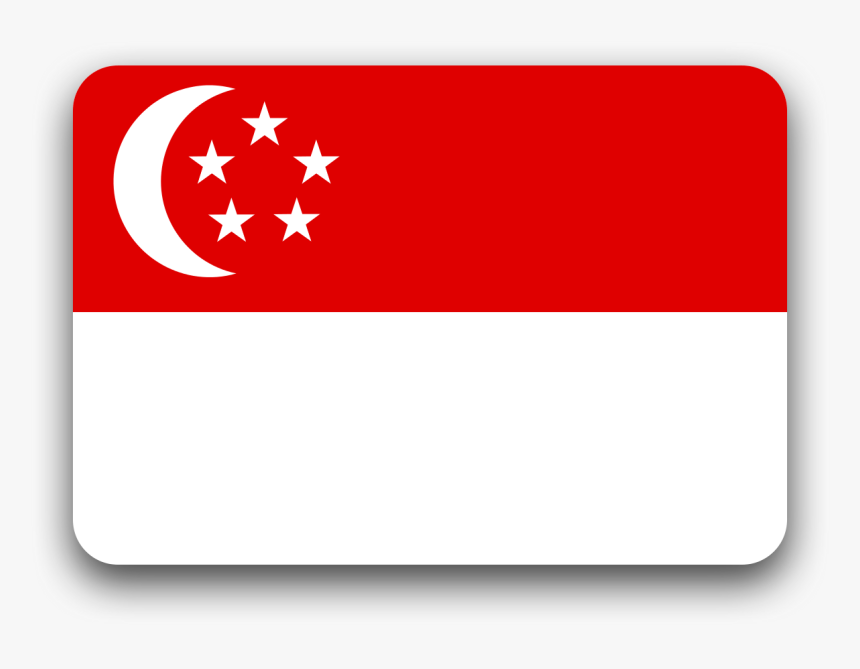 Zone Language Singapore Of Flag China Time Clipart - Singapore Flag Logo Png, Transparent Png, Free Download