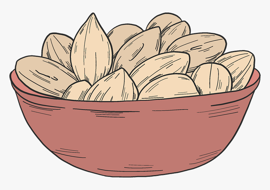 Peanuts In A Bowl Clipart - Illustration, HD Png Download, Free Download