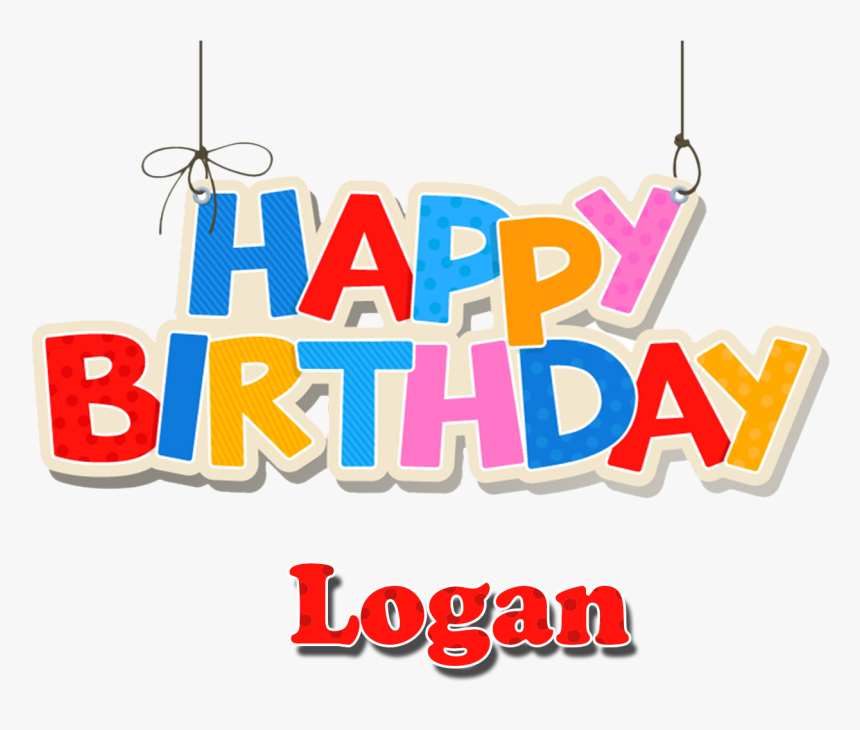 Logan Happy Birthday Name Png - Adi Birthday, Transparent Png, Free Download