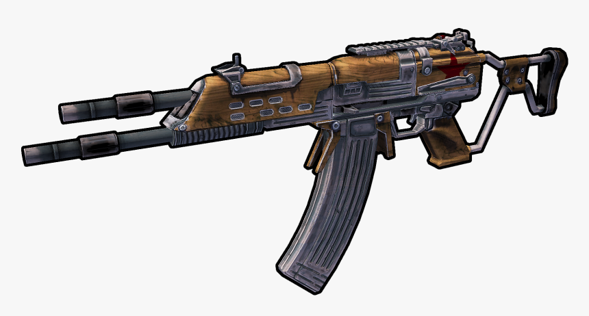 Borderlands Weapons Png , Png Download - Borderlands 2 Assault Rifles Png, Transparent Png, Free Download