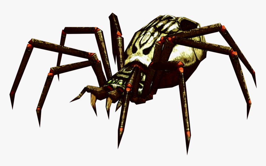 Evil Giant Spiders - Twilight Princess Skulltula Png, Transparent Png, Free Download