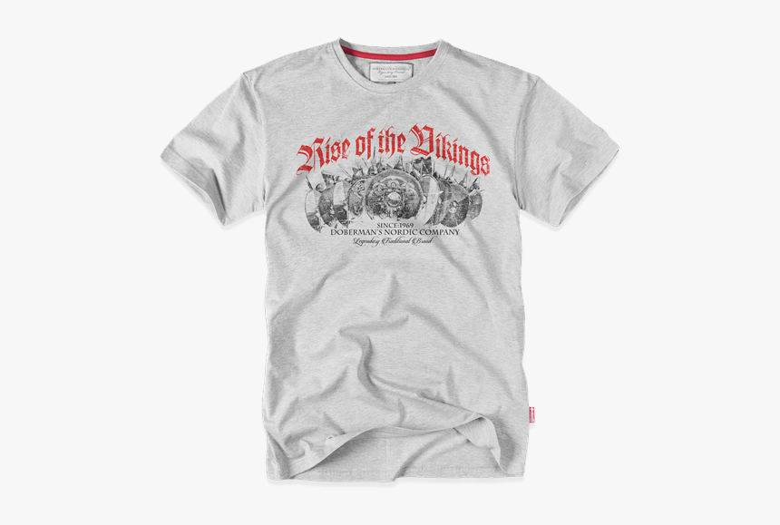 Da T Riseofthevikings-ts115 Grey - T-shirt, HD Png Download, Free Download