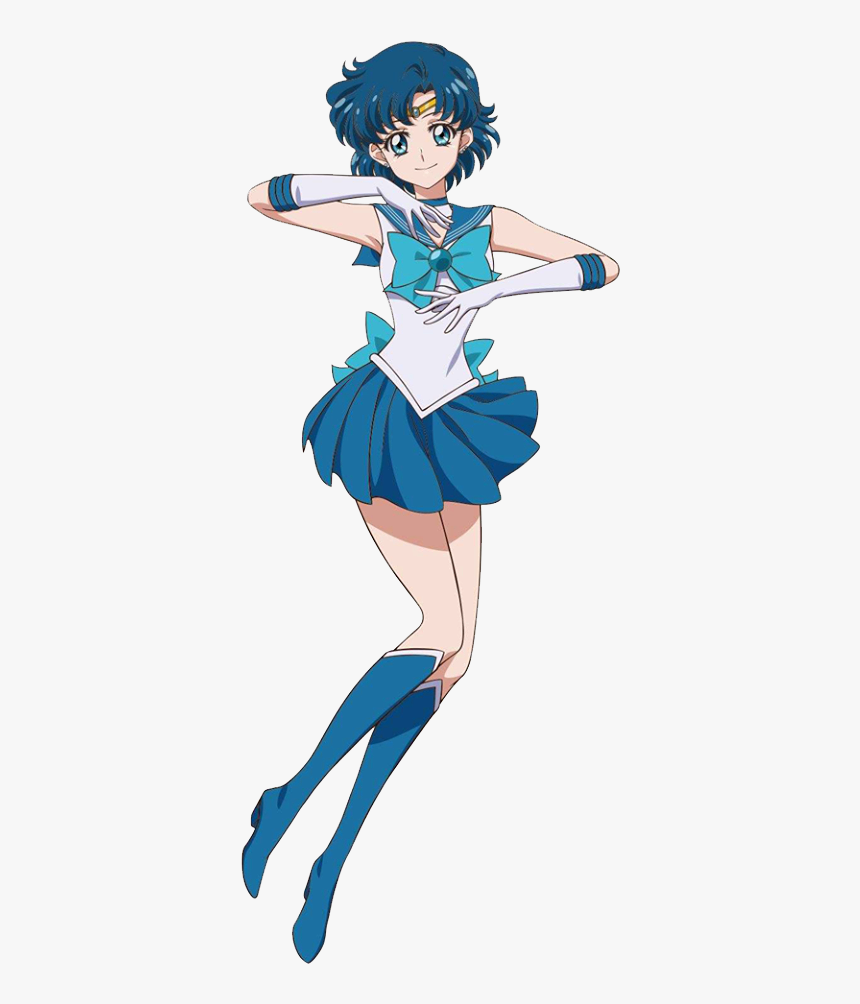 Thumb Image - Sailor Moon Crystal Sailor Mercury, HD Png Download, Free Download