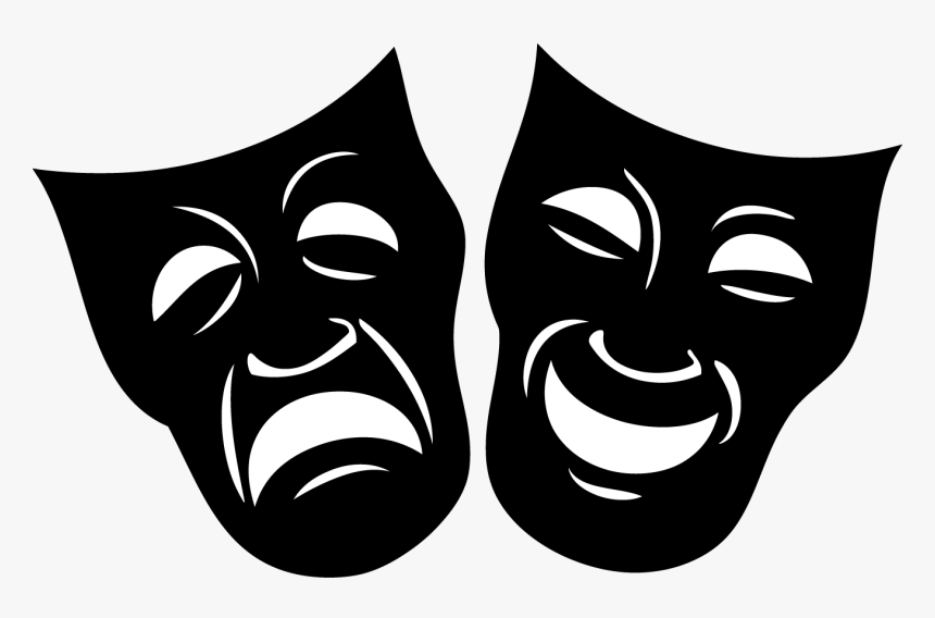 Masks, Drama Masks And Father - Theatre, HD Png Download, Free Download