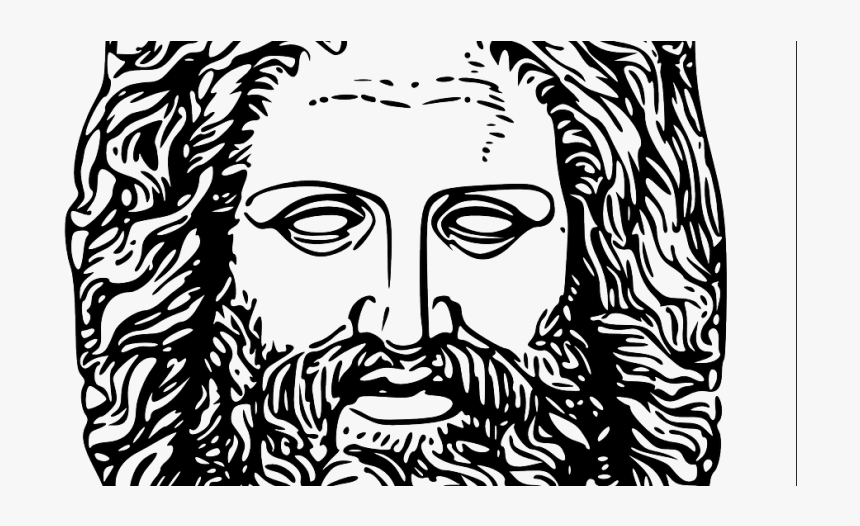 Zeus Checks Prayer Queue Just In Case - Statue Of Zeus Drawing, HD Png Download, Free Download