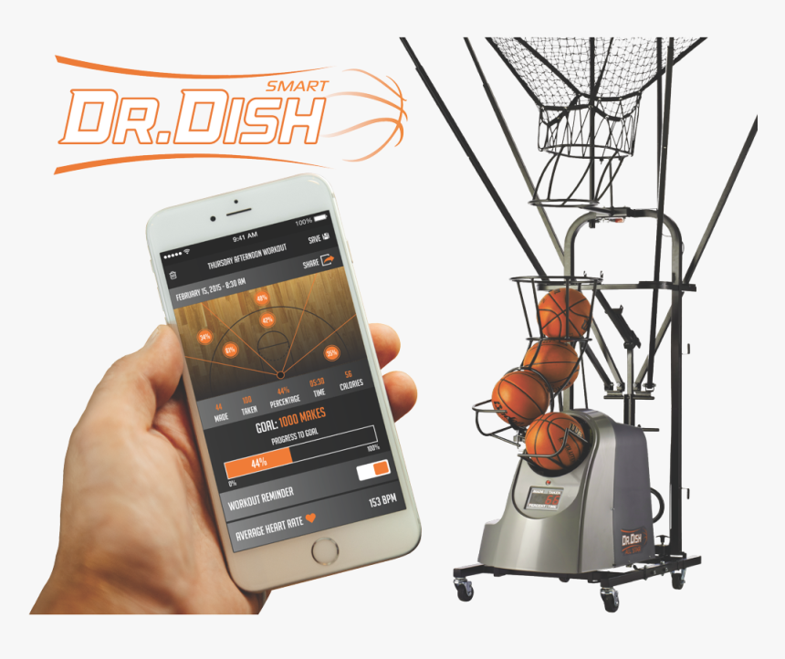Dr Dish Basketball Shooting Machine, HD Png Download, Free Download