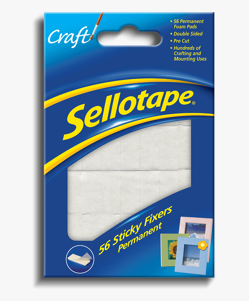 Sellotape Permanent Double Sided Sticky Fixers Pack - Household Supply, HD Png Download, Free Download