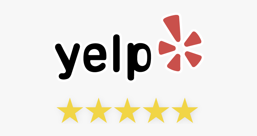 Yelp Five Stars Logo - Yelp, HD Png Download, Free Download