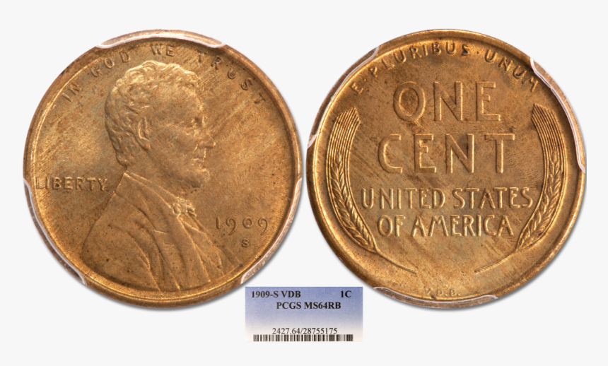 1909 S Vdb Lc Pcgs64rb, HD Png Download, Free Download