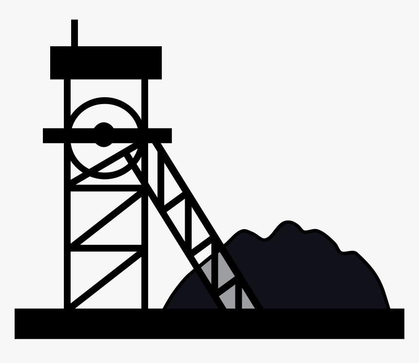 Coal Mine Symbol Clip Arts - Coal Clip Art, HD Png Download, Free Download