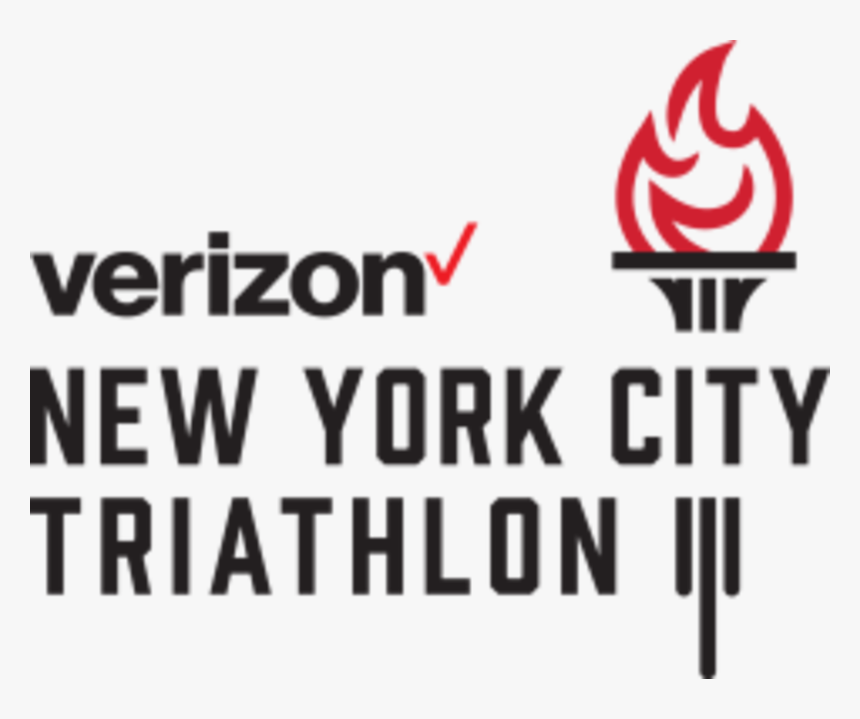 Verizon New York City Triathlon - 2018 New York City Triathlon, HD Png Download, Free Download