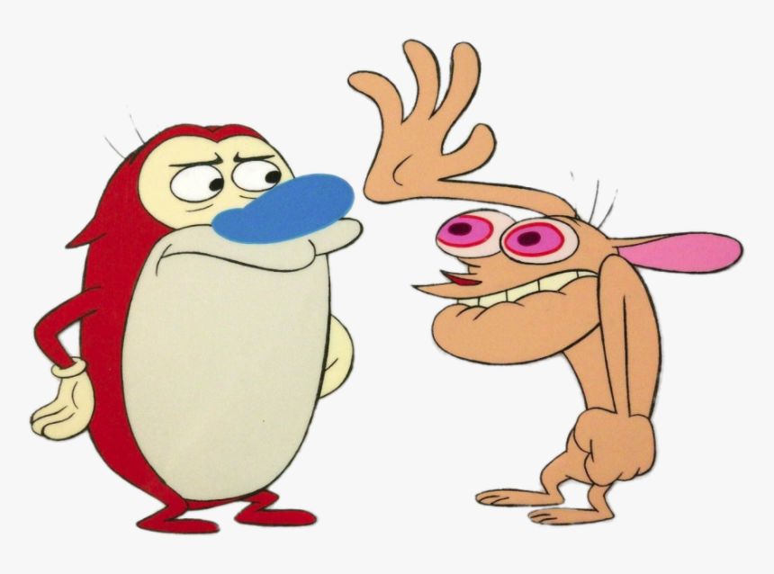 Ren Stimpy Fighting - Ren And Stimpy, HD Png Download, Free Download