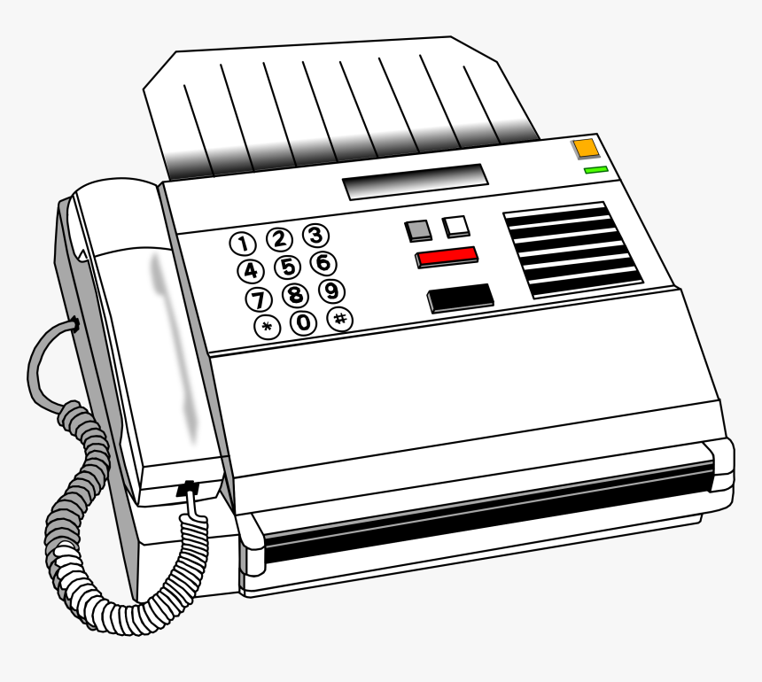 Fax Machine Clip Arts - Fax Machine Clipart, HD Png Download, Free Download