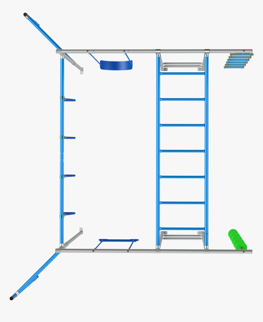 Monkey Bars Top View - Monkey Bar Plan View, HD Png Download, Free Download