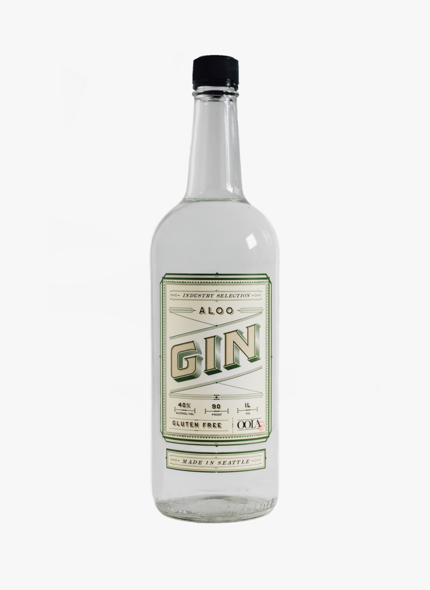 Aloo Gin Bottle Shot - Vodka, HD Png Download, Free Download