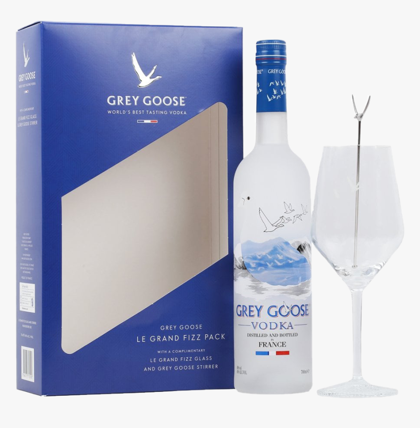 Transparent Grey Goose Bottle Png - Grey Goose Gift Set Uk, Png Download, Free Download