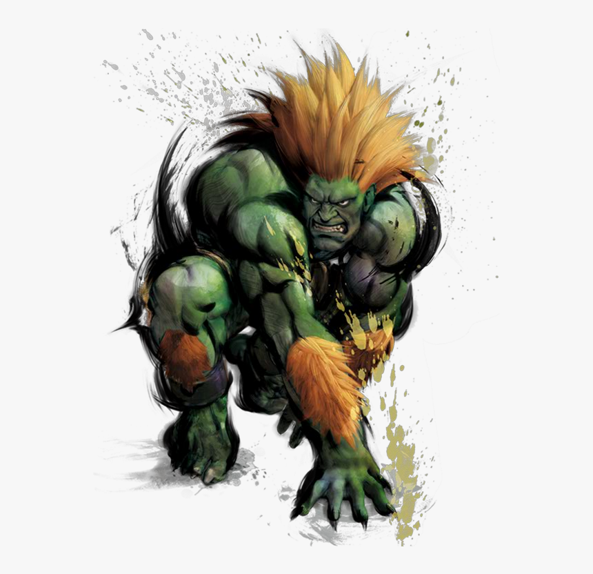 Thumb Image - Street Fighter Blanka Art, HD Png Download, Free Download