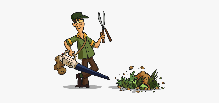 Gardener Clipart Garden Thing - Gardening Services Cartoon, HD Png Download, Free Download