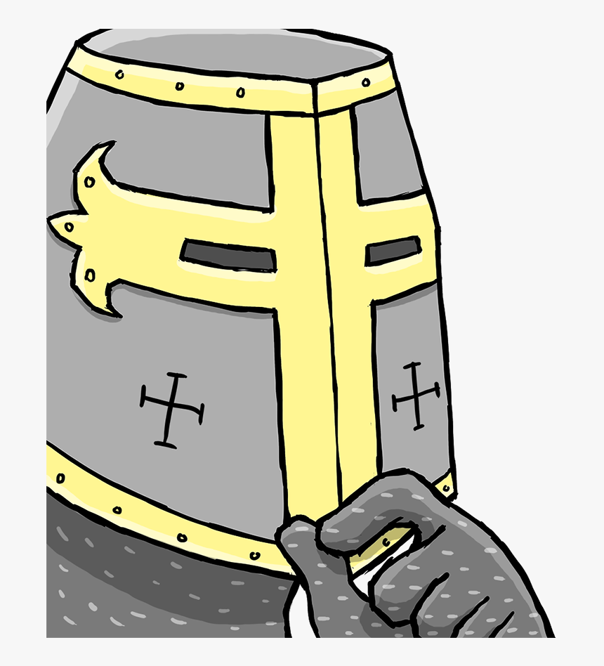 0 0 Yellow - Crusader Pepe, HD Png Download, Free Download