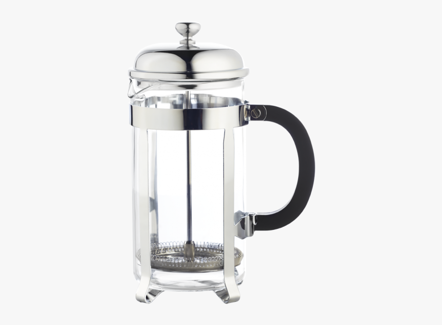 8 Cup Glass Coffee Plunger - French Press, HD Png Download, Free Download
