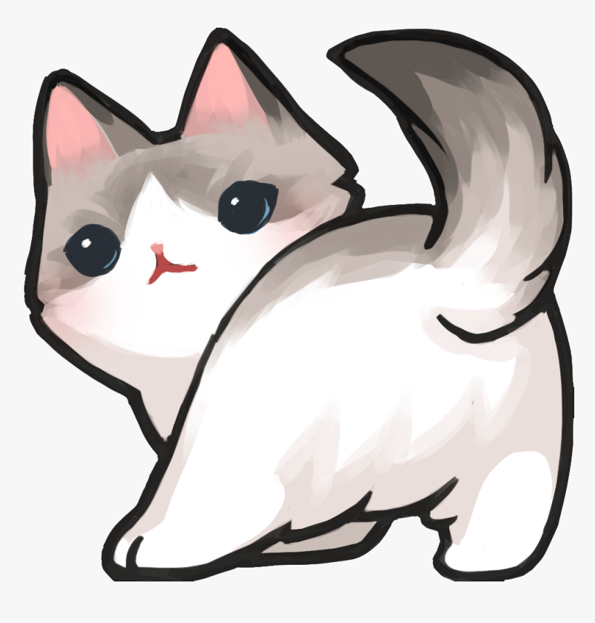 Transparent Emotes Cat - Transparent Cute Discord Emotes, HD Png Download -...