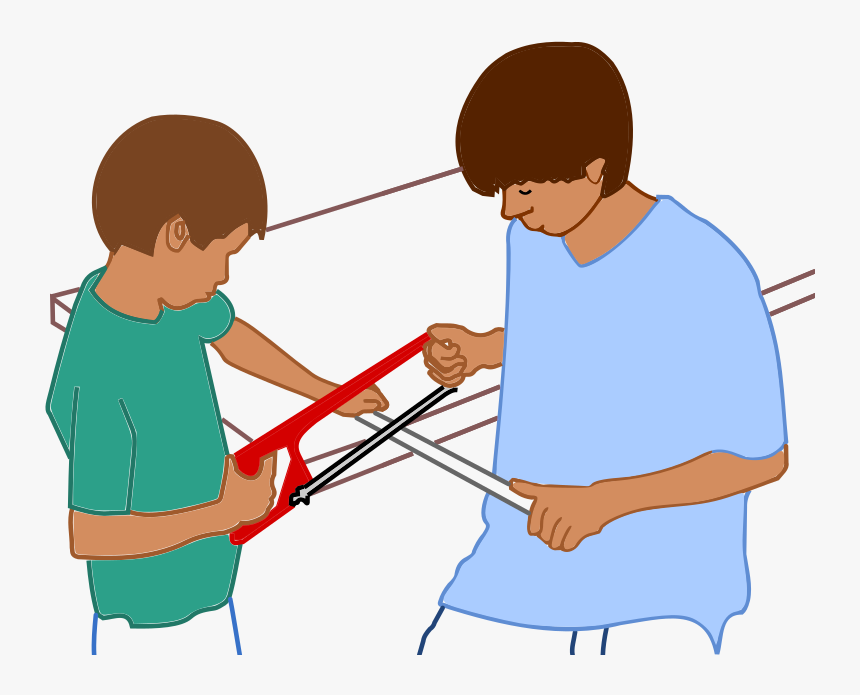 The Illustration Above Shows An Easy Way To Cut The - Toddler, HD Png Download, Free Download