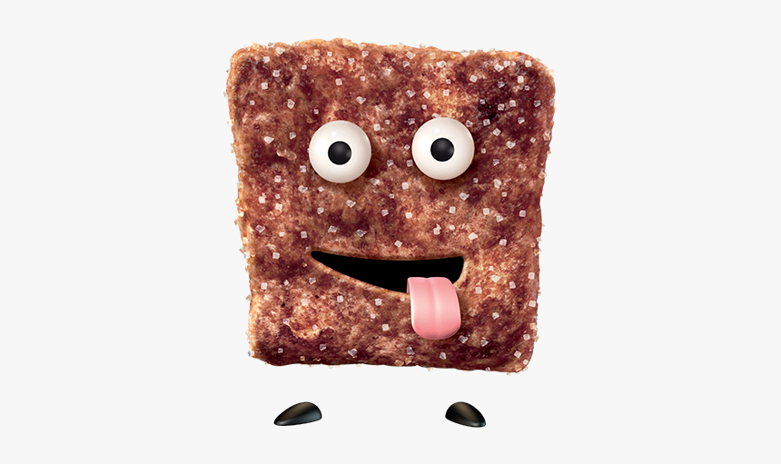 Chocolate Toast Crunch Cartoon Character Sticking Its - Cartoon, HD Png Dow...