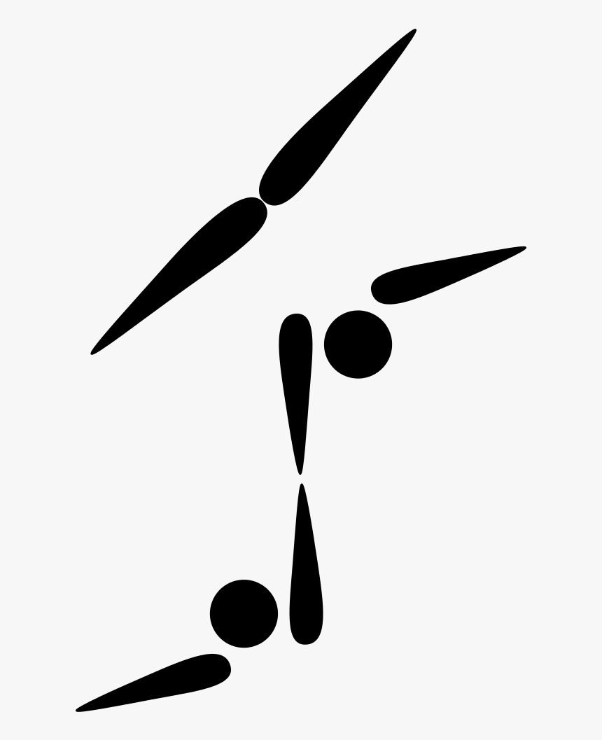 Acrobatic Gymnastics Png - Gymnastics Pictogram, Transparent Png, Free Download