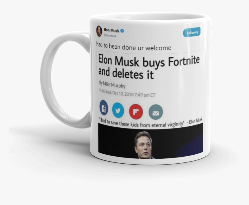 Transparent Elon Musk Png - Mug, Png Download, Free Download