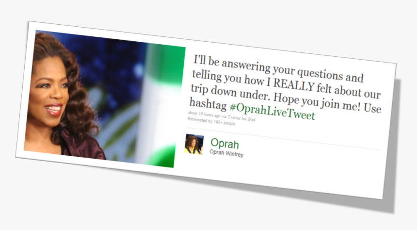 Oprah Twitter - Girl, HD Png Download, Free Download