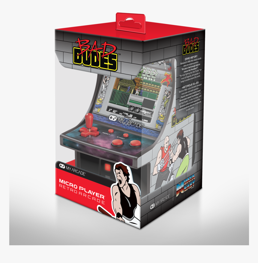 Arcade Machine Png , Png Download - Bad Dudes Mini Arcade, Transparent Png, Free Download