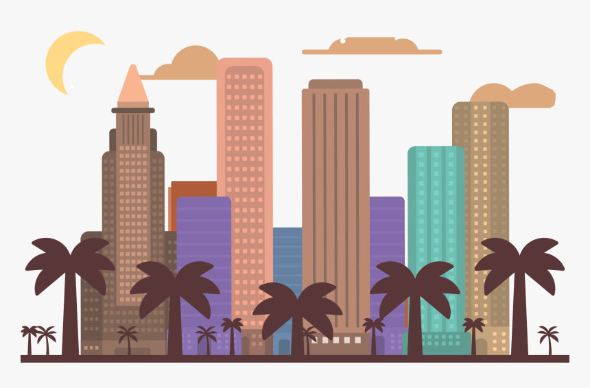 Los Angeles - Los Angeles Illustration, HD Png Download, Free Download