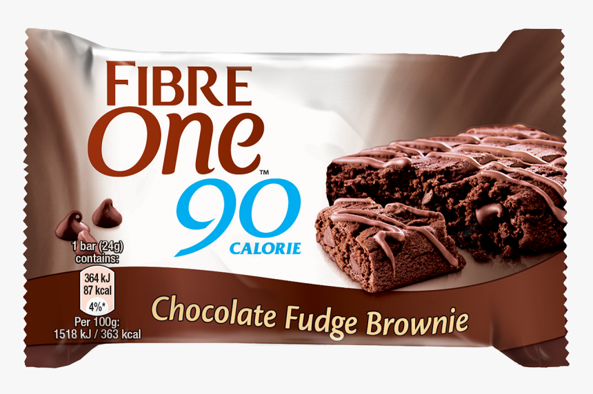 Fibre One Brownie 12x24g - Fibre One Chocolate Fudge Brownie, HD Png Download, Free Download