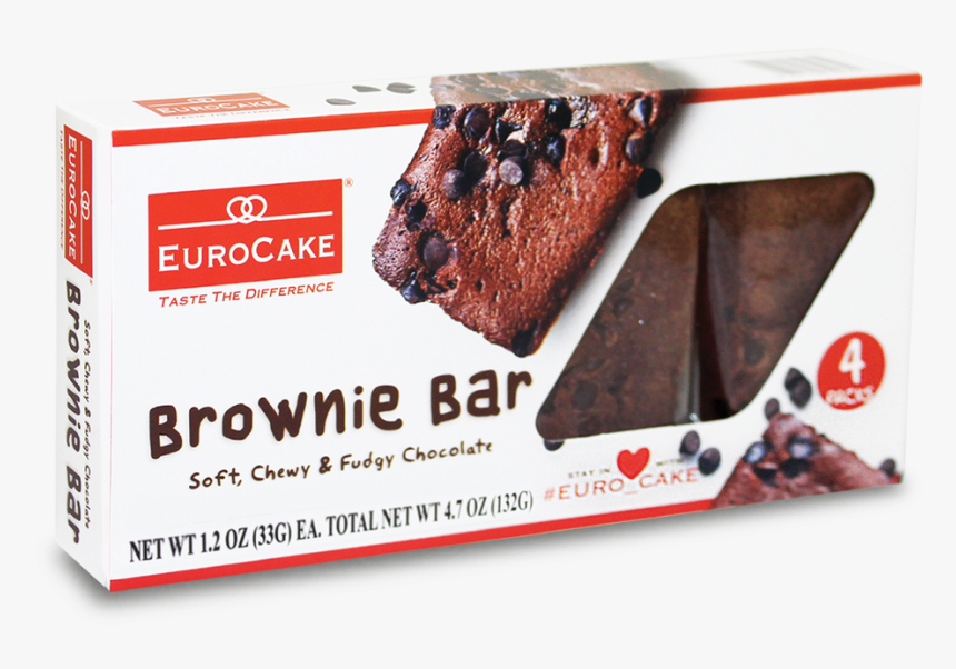 Eurocake Cake Bar Brownie - Euro Cake Brownie Cake, HD Png Download, Free Download