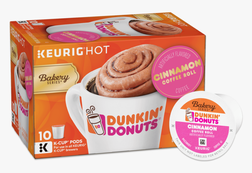 Bakery Series® Cinnamon Coffee Roll Flavored K-cup® - Dunkin Donuts, HD Png Download, Free Download