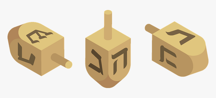 Hanukkah Dreidel Clipart - Illustration, HD Png Download, Free Download