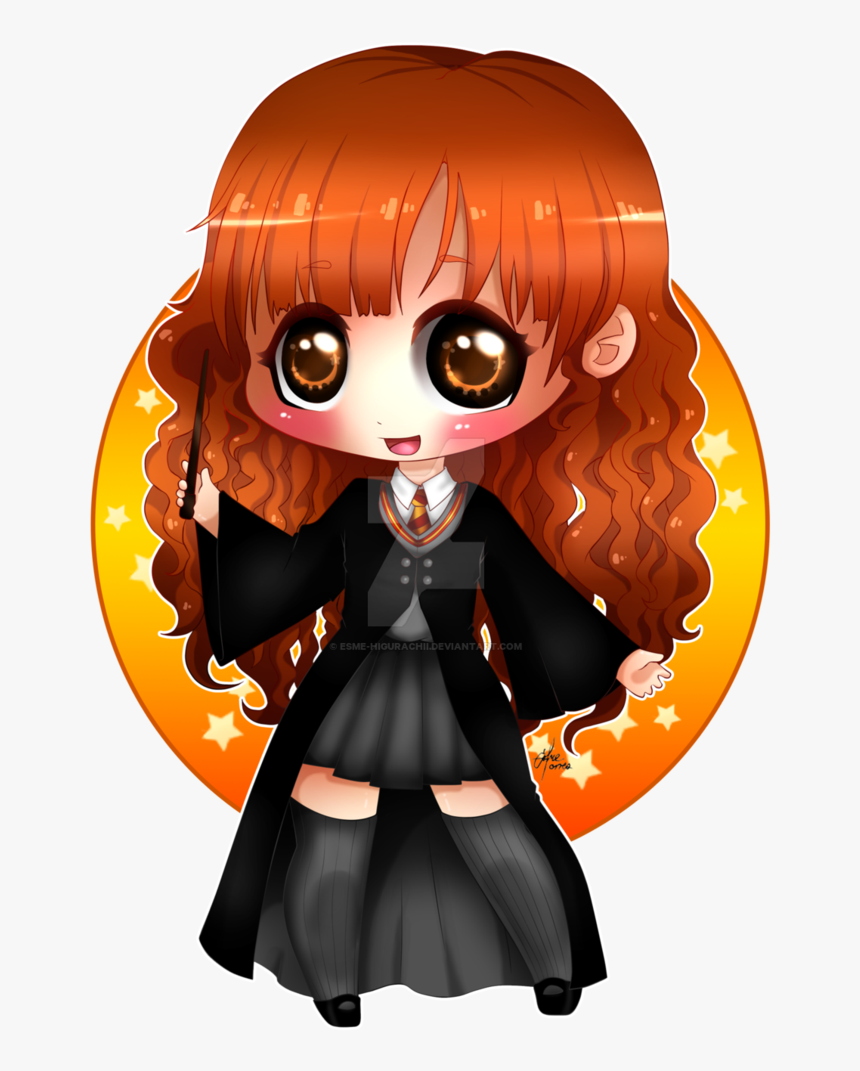 Chibi Clipart Hermione Granger - Fondos De Pantalla De Harry Potter Animados, HD Png Download, Free Download