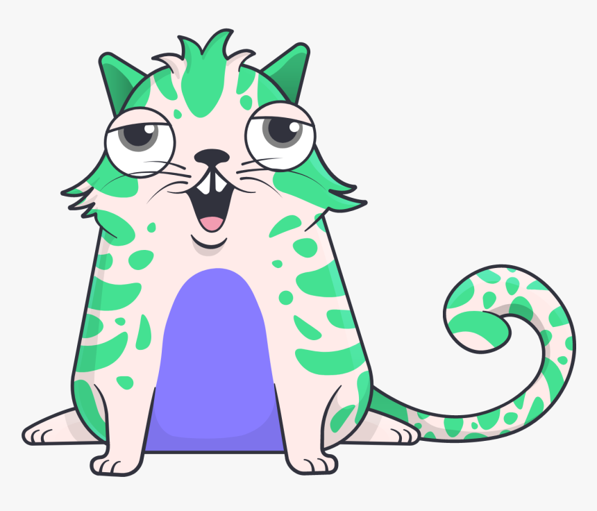 Cat Bitcoin Clipart , Png Download - Cryptokitties, Transparent Png, Free Download