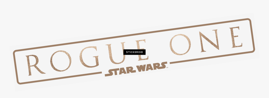 Rogue One Logo , Png Download - Star Wars, Transparent Png, Free Download
