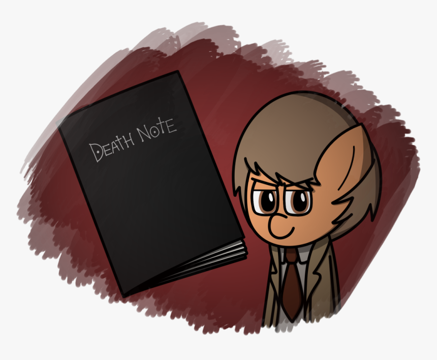 Techreel, Death Note, Light Yagami, Necktie, Ponified, - Cartoon, HD Png Download, Free Download