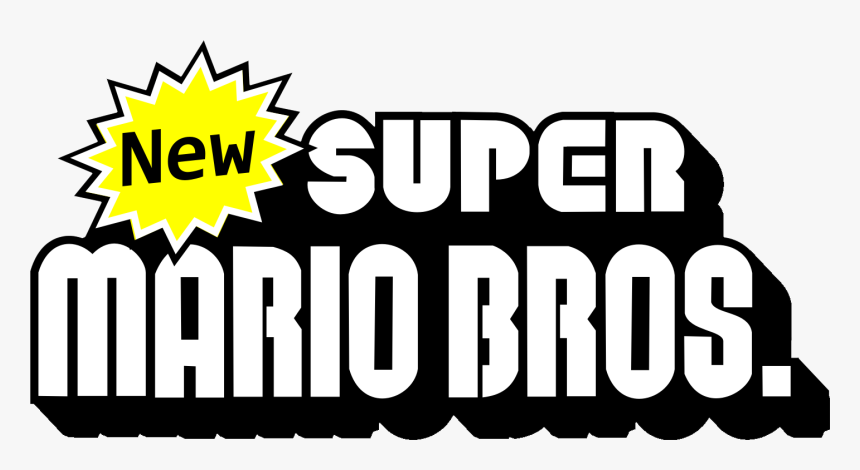New Super Mario Bros - Mario Bros Logo Png, Transparent Png, Free Download
