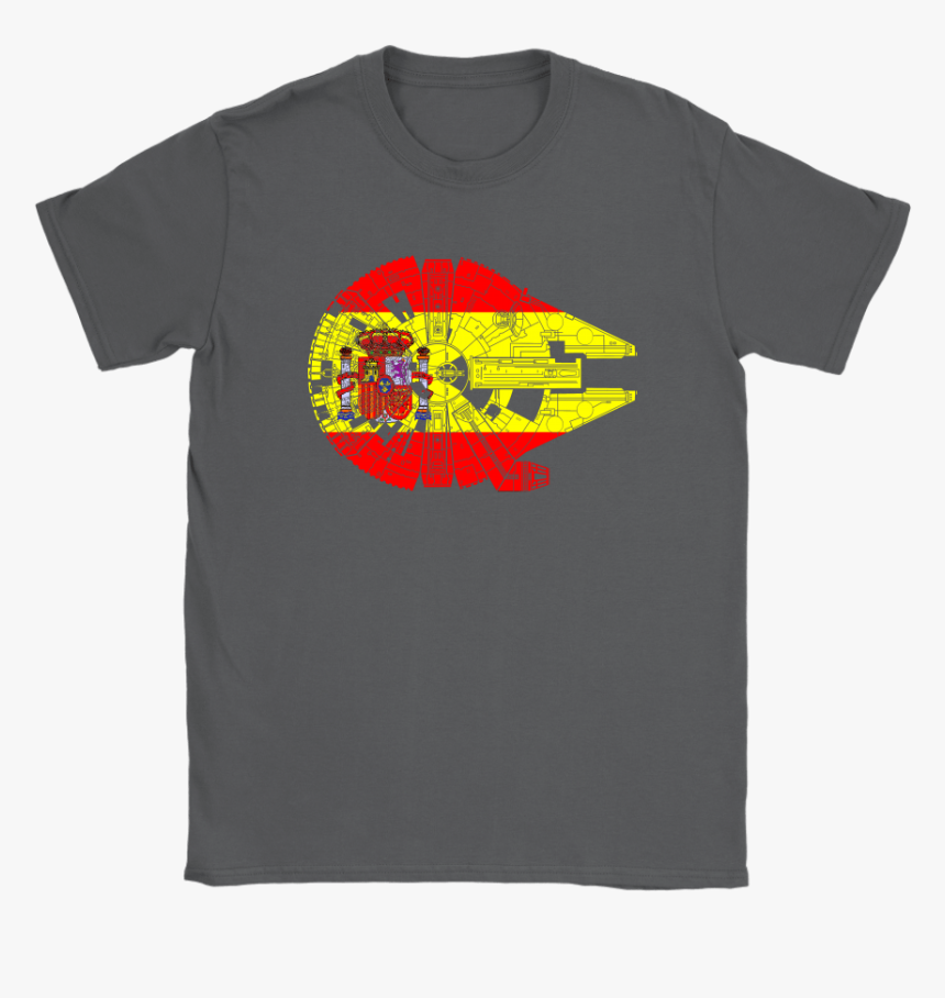 Millennium Falcon Spain Flag Star Wars Shirts - Emblem, HD Png Download, Free Download