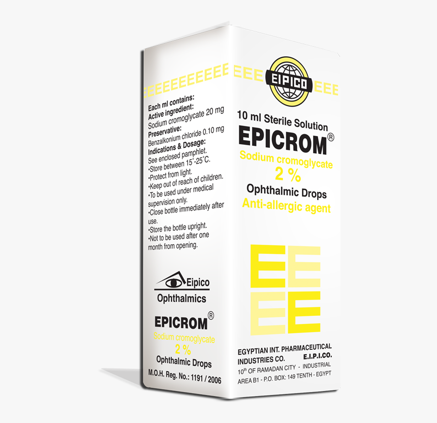 Epicrom Eye Drops, HD Png Download, Free Download