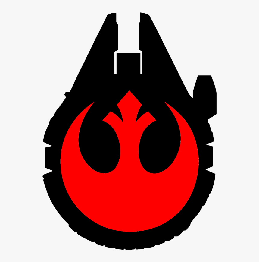 Millennium Falcon Vinyl Sticker, HD Png Download, Free Download