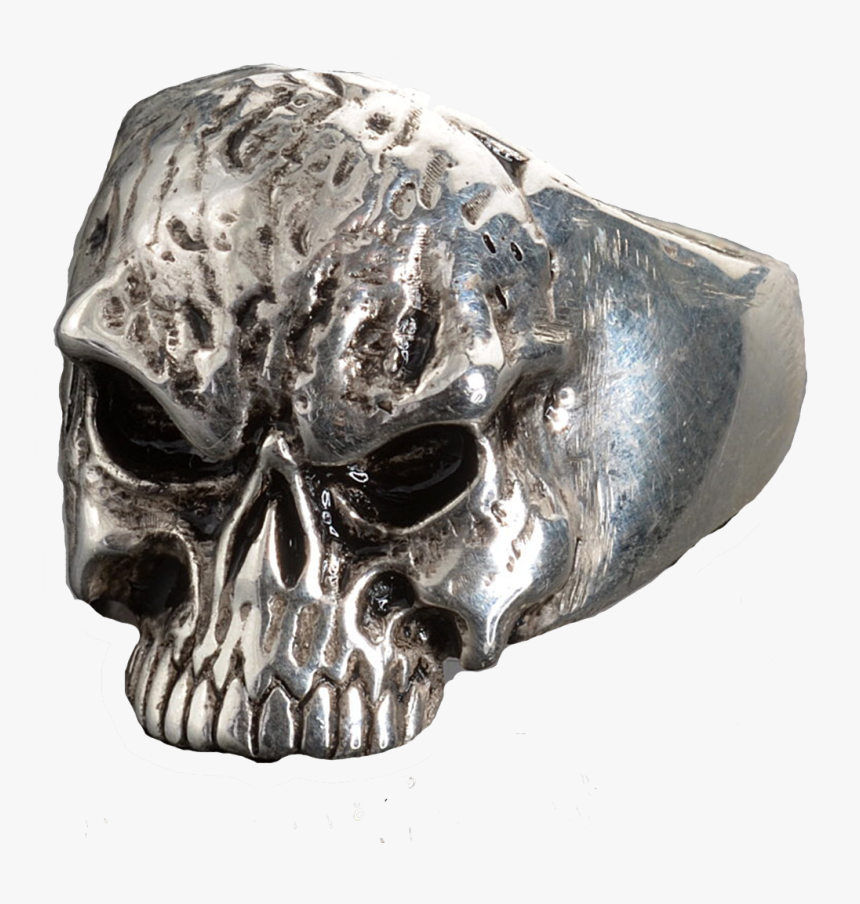 Vance Stainless Steel Men"s Fear No Evil Skull Ring - Skull, HD Png Download, Free Download