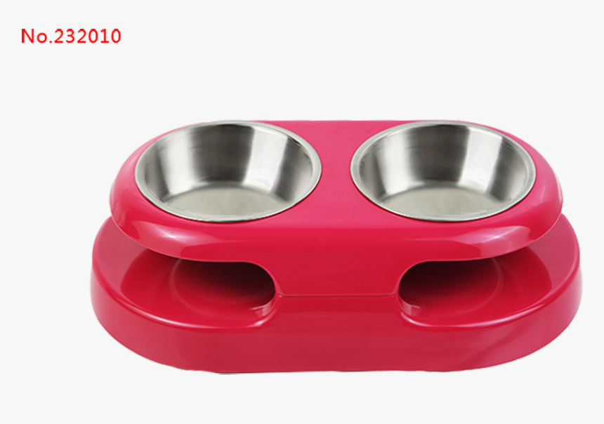 Solid Color Double Dog Bowl Set-232010 - Circle, HD Png Download, Free Download