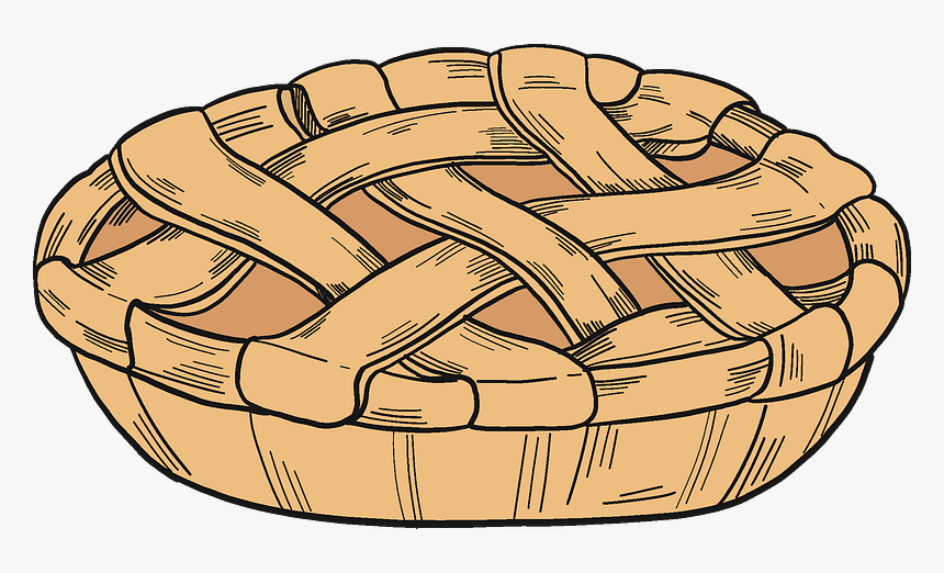 Apple Pie Clipart - Hand, HD Png Download, Free Download