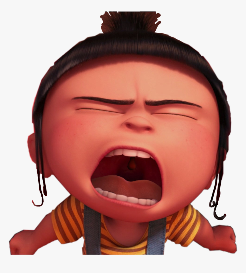 #agnes #gru #agnesgru #scream #loud #despicable #me - Agnes Sticker Whatsapp, HD Png Download, Free Download