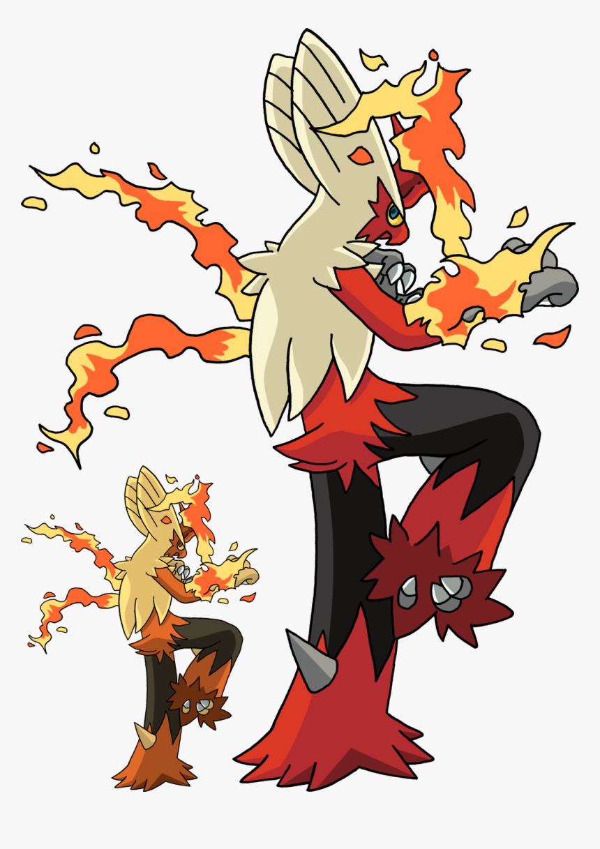 Mega Blaziken By Matsuyama-takeshi - Pokemon Shiny Mega Blaziken, HD Png Download, Free Download